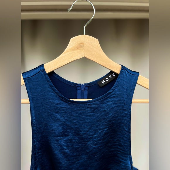 Motel Rocks Satin Slit Mini Dress - Picture 5 of 12